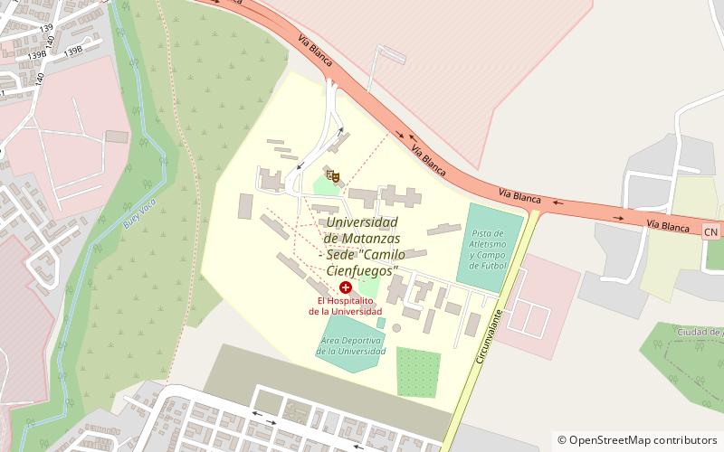 universidad de matanzas location map
