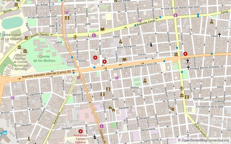 paseo de tacon havanna location map