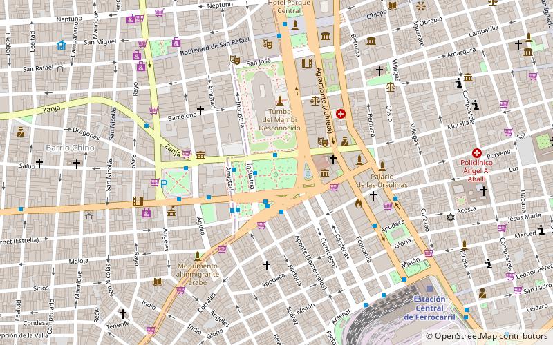 Parque de la Fraternidad location map