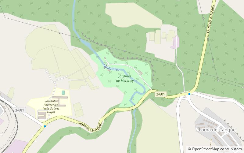 jardines de hershey location map