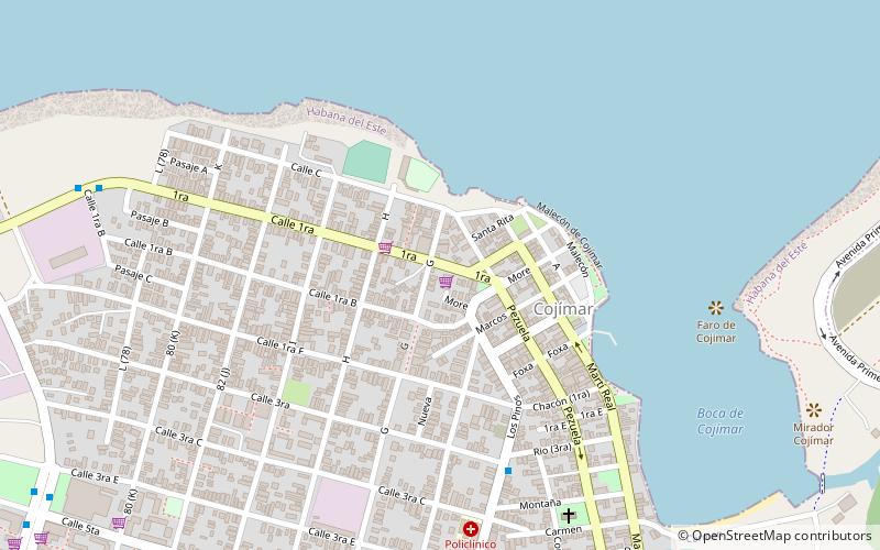 Cojímar location map