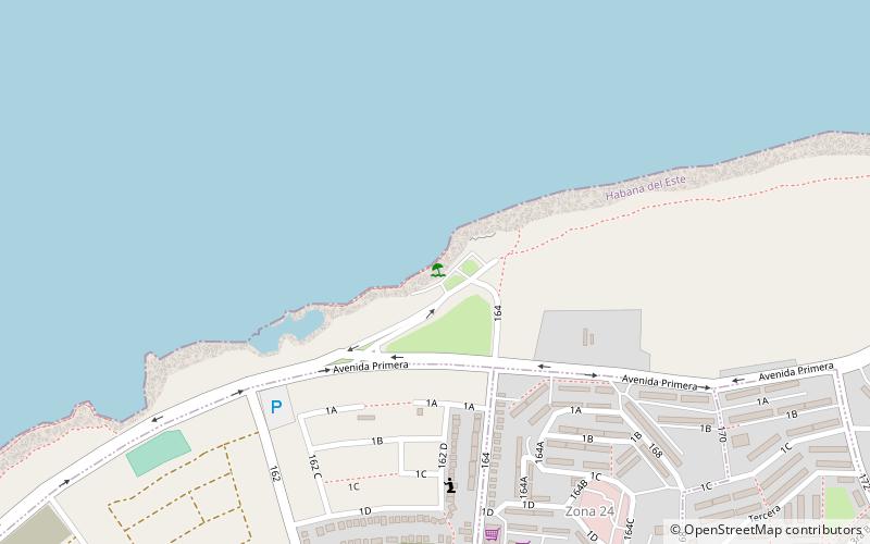 playa de los rusos hawana location map
