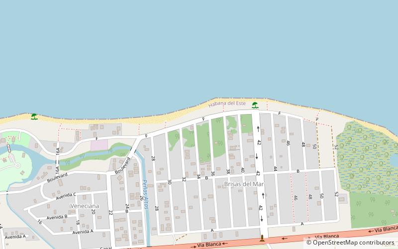 playa brisas del mar hawana location map