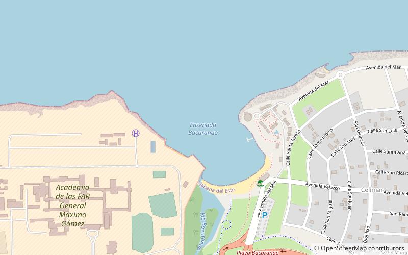 playa bacuranao havana location map