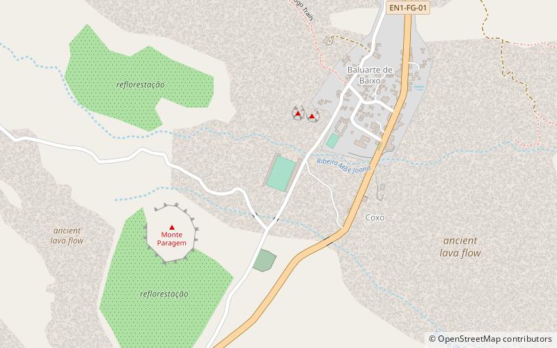 estadio monte pelado fogo location map