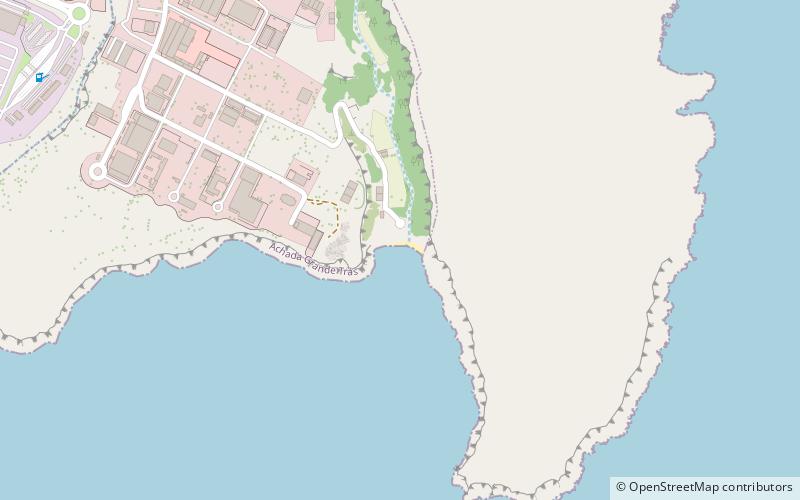portinho praia location map