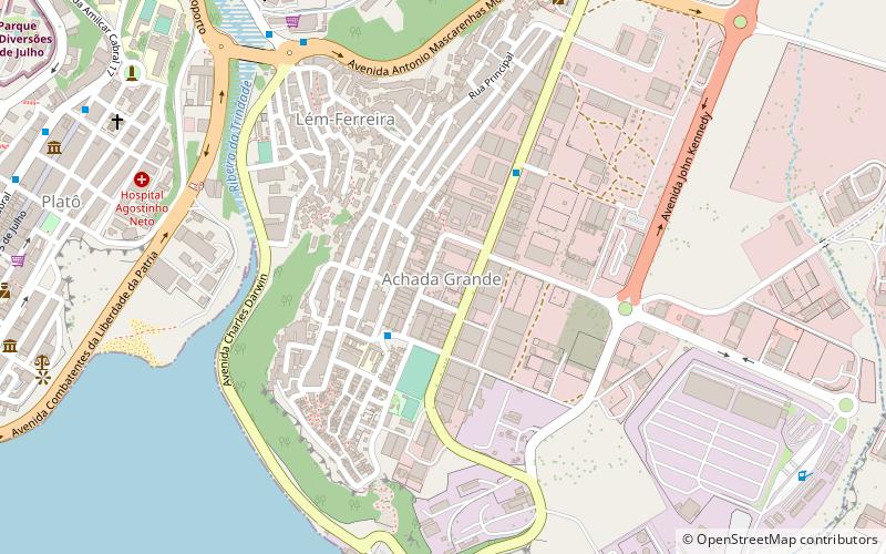 Achada Grande Frente location map