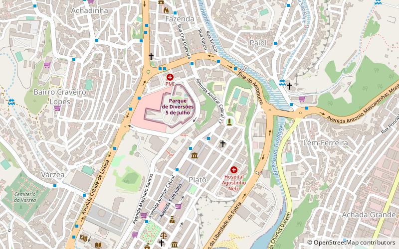 Avenida Charles Darwin location map