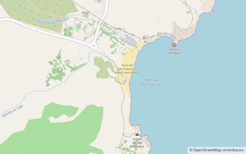 praia de sao francisco isla de santiago location map