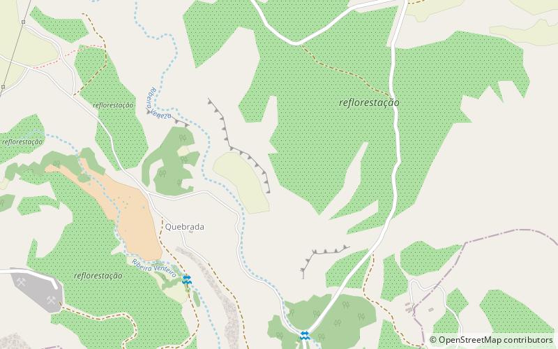 Monte das Vacas location map