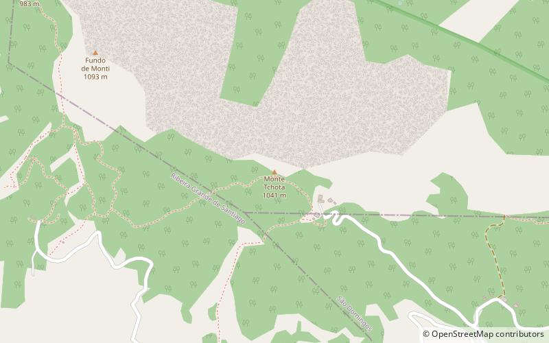 Monte Tchota location map