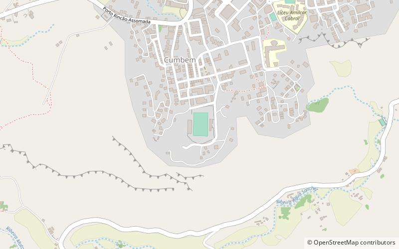 estadio de cumbem santiago location map