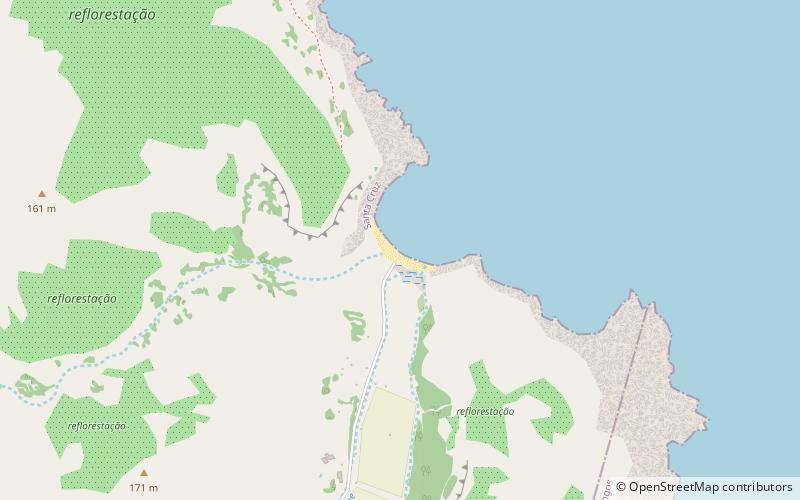 praia de mangue santiago location map