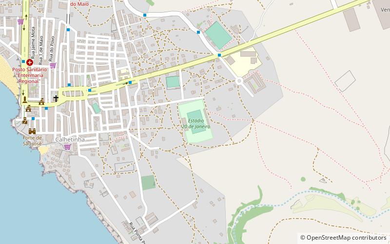 Estádio Municipal 20 de Janeiro location map