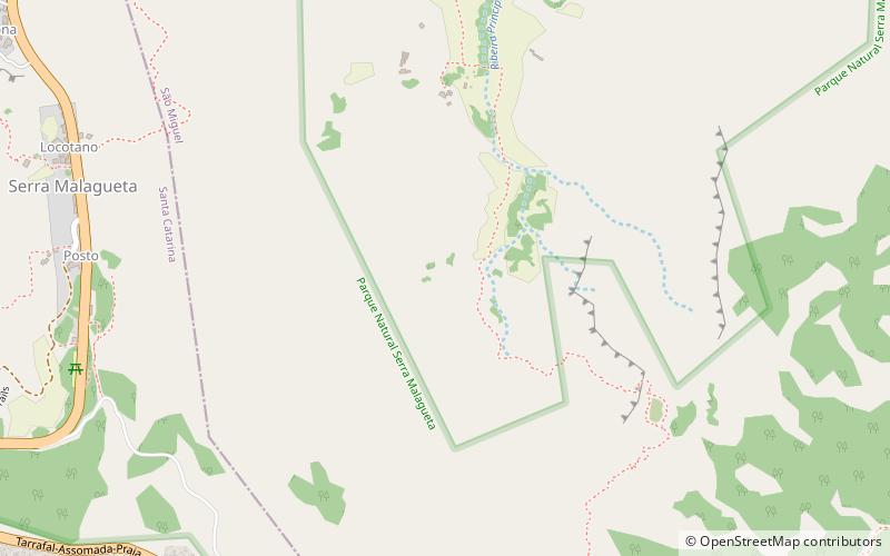 Serra da Malagueta location map