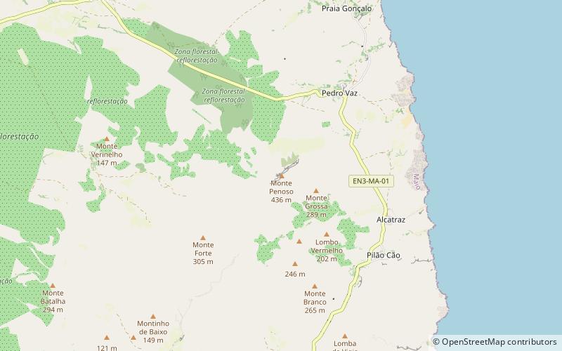 Monte Penoso location map