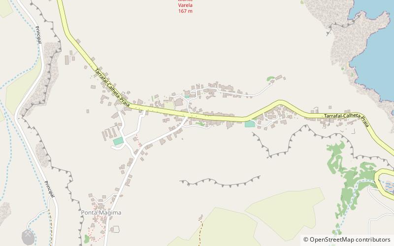Achada Monte location map
