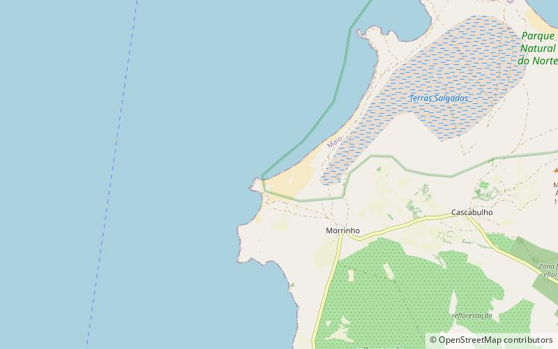 praia de santana maio location map