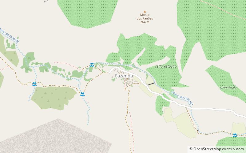 Achada Fazenda location map