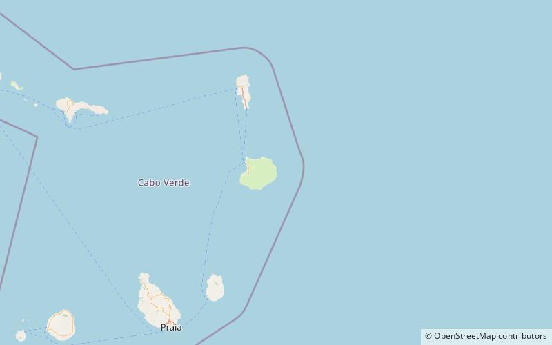 morro negro isla de boa vista location map