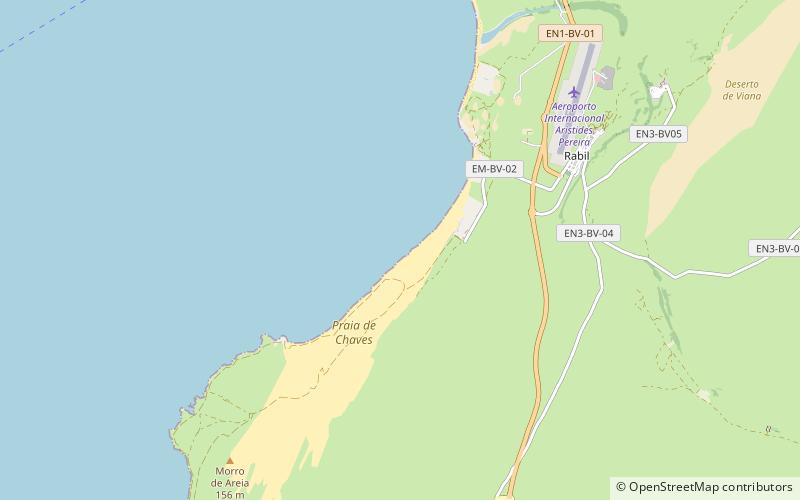 Praia da Chave location map