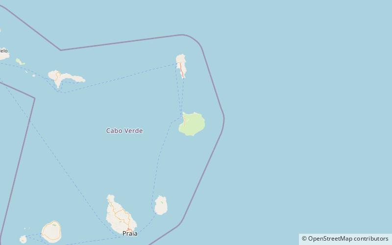 monte cacador and pico forcado protected countryside isla de boa vista location map