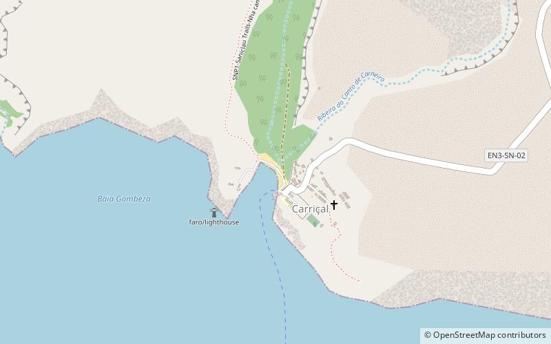 praia de baia gombeza sao nicolau location map