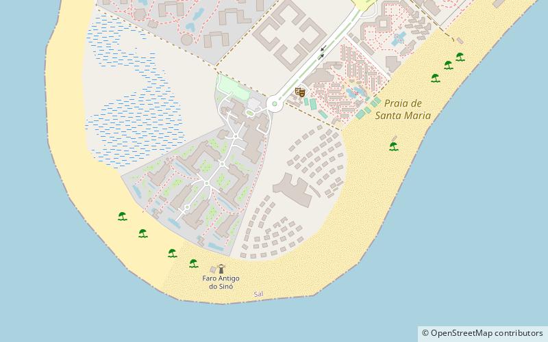 Ponta do Sinó Lighthouse location map
