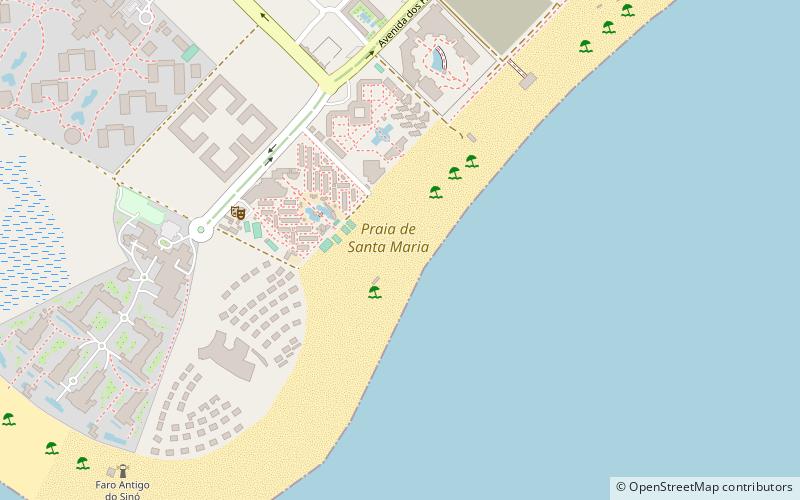 praia de santa maria location map