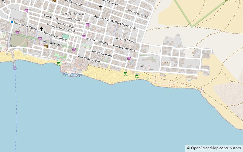 praia antonio sousa santa maria location map