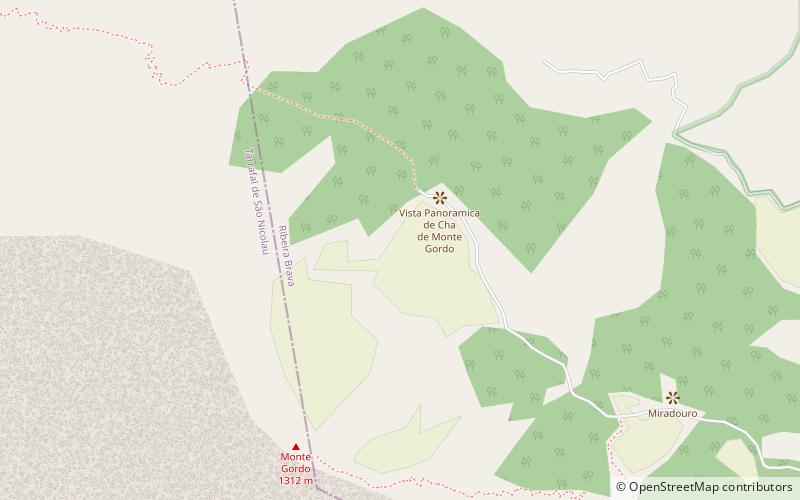Monte Gordo location map