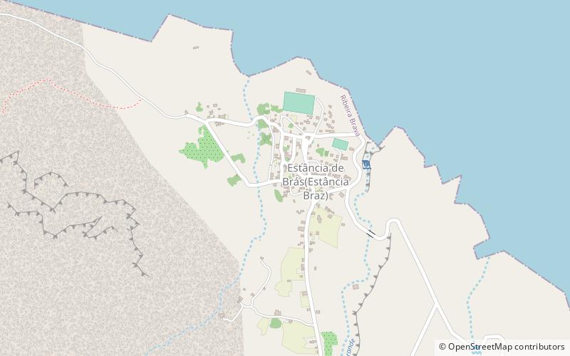 Estância de Brás location map