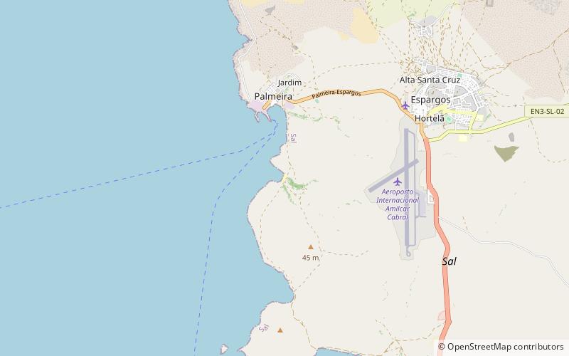 Praia da Fontona location map