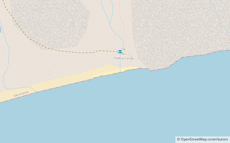 praia calheta grande sao vicente location map