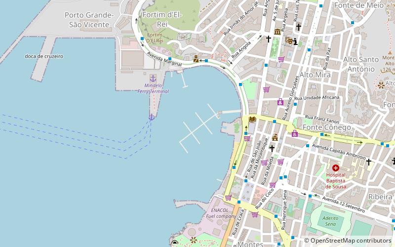 Marina location map