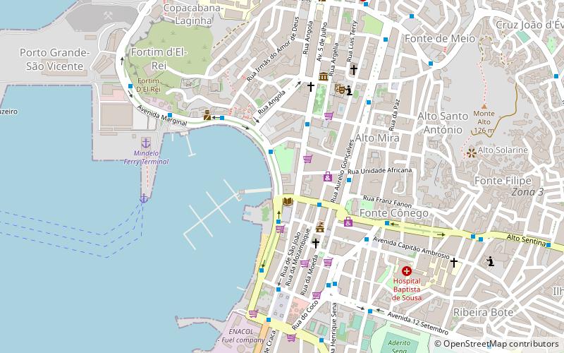 Avenida Marginal location map