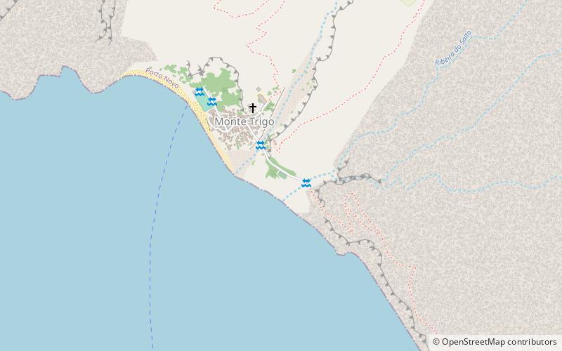 monte trigo santo antao location map