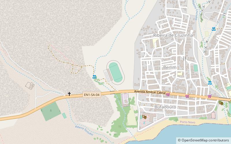 estadio municipal de porto novo isla de santo antao location map