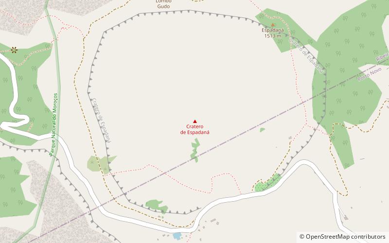 cratero de espadana santo antao location map