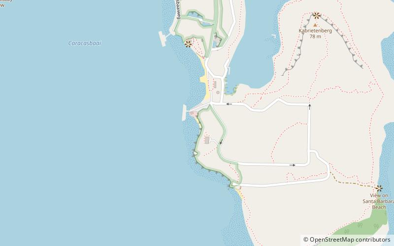 Tugboat beach location map