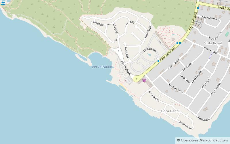 jan thiel beach willemstad location map