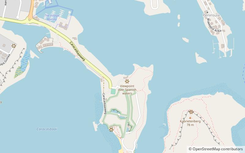 Windsurfing Curacao location map