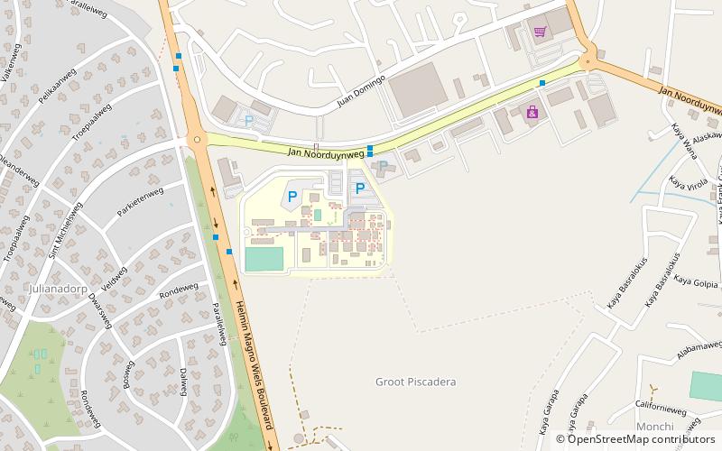 University of Curaçao location map