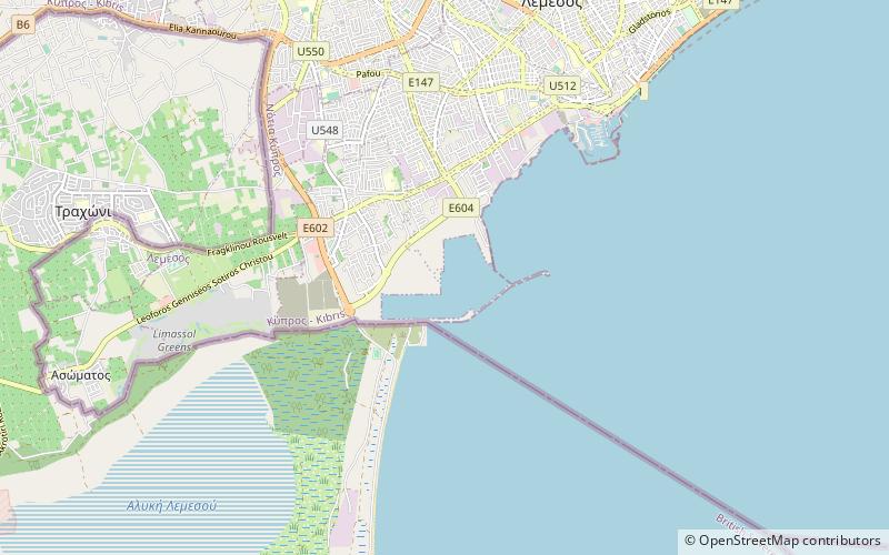 Port of Limassol location map