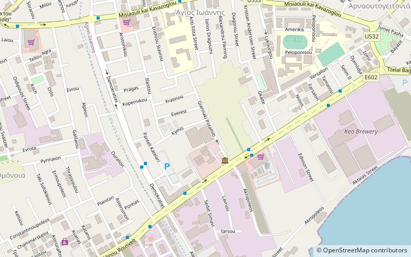 Nicos Solomonides location map