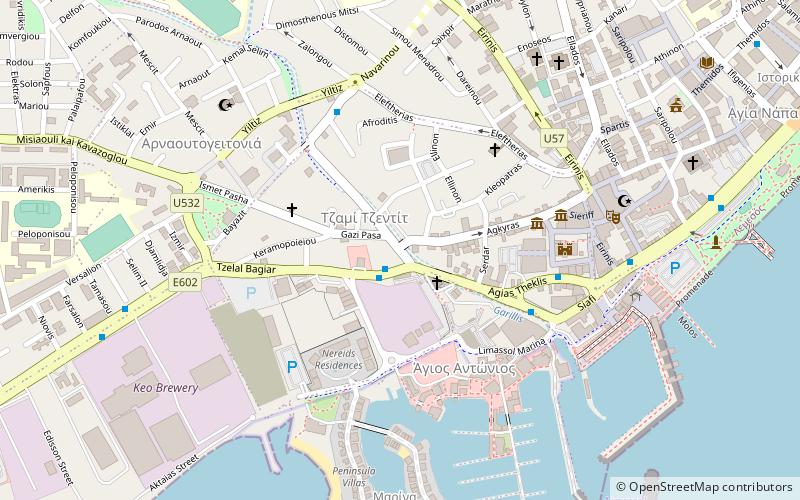 tzami tzentit limasol location map