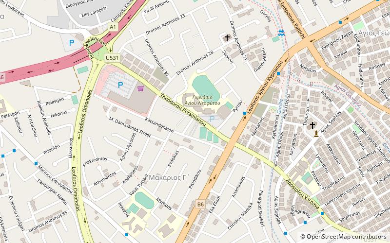 makarios limassol location map