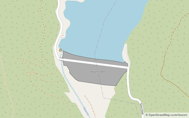 Kouris Dam location map