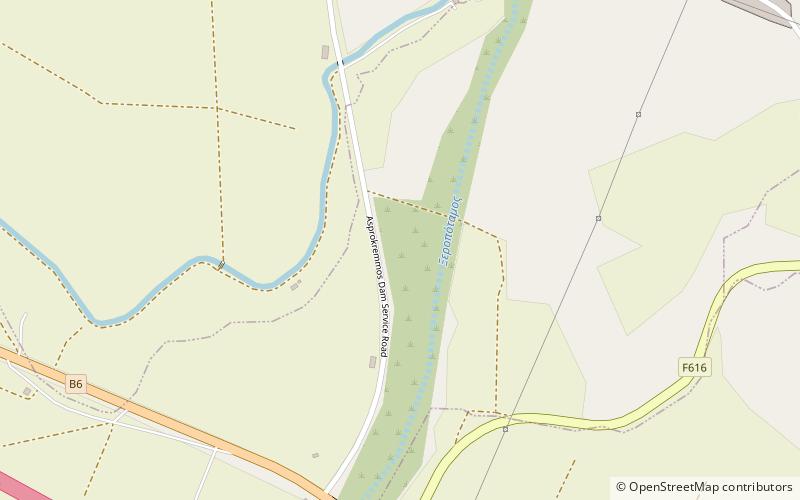 Asprokremmos Reservoir location map