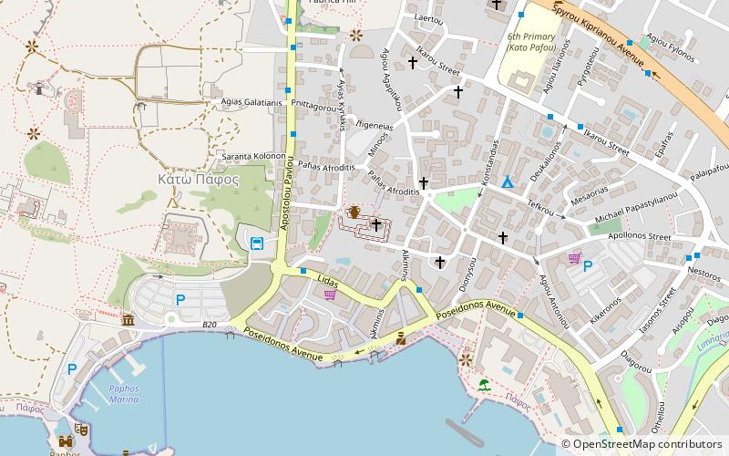 Hrysopolitissa Basilica location map